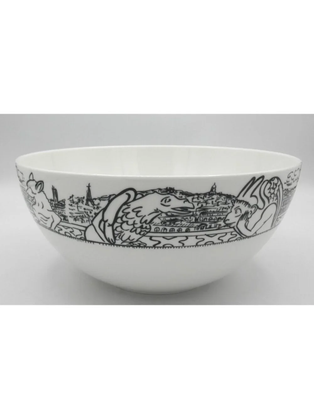Parisian Scenes by Mikasa 8 5/8 Inch Serving Bowl Pattern Code: MIKPASC